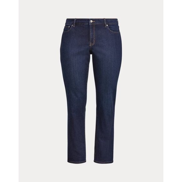 Lauren Ralph Lauren Women Blue Straight Jeans – Size 16 (Curvy Fit) - Picture 1 of 11